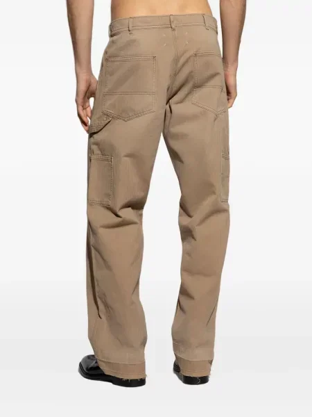 Pantaloni Maison Margiela cu model herringbone