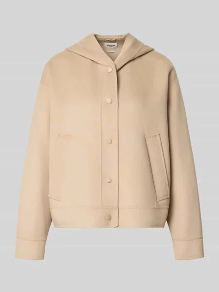 Kurtka wełniana w kroju regular fit z bocznymi wpuszczanymi model WKDRIDENTE' Weekend Max Mara