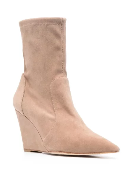Cizme scurte Stuart Weitzman cu pană