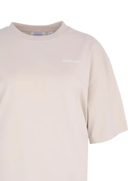Tricou Off-white cu imagine alb
