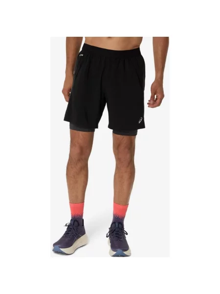 Spodenki ASICS Road 7 cali S czarne