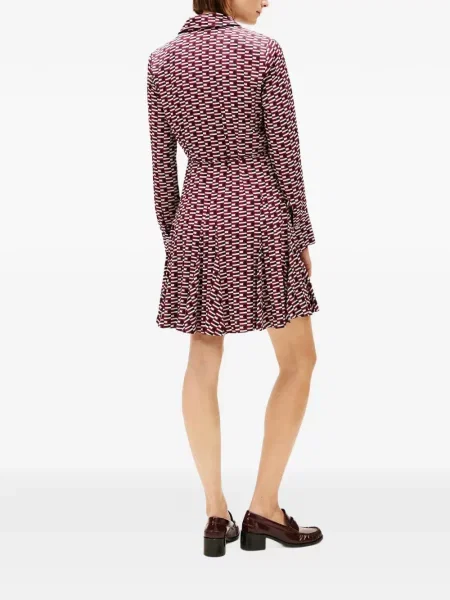 Rochie mini Tommy Hilfiger cu legături roșu