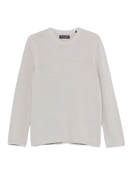 Svetr Marc O'polo s výšivkou šedý