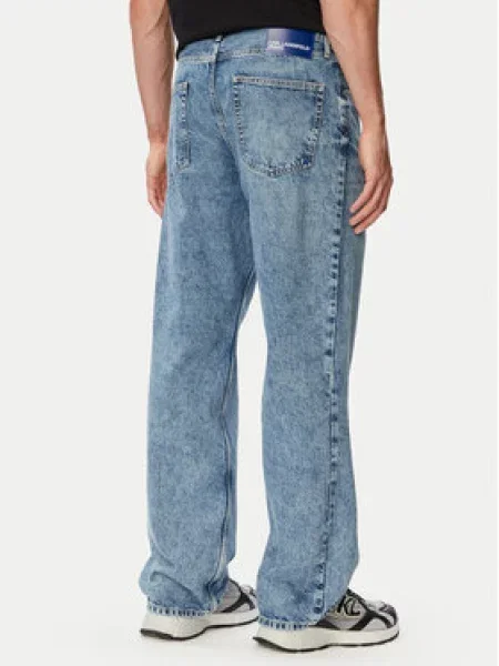 Jeansy Karl Lagerfeld Jeans modré