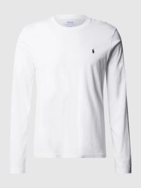 Polo Ralph Lauren Longsleeve gładki biały