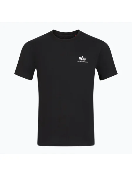 Alpha Industries мъжка тениска Backprint black черно