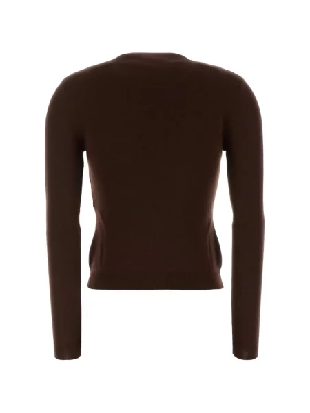 Cardigan Gucci cu decolteu în V maro