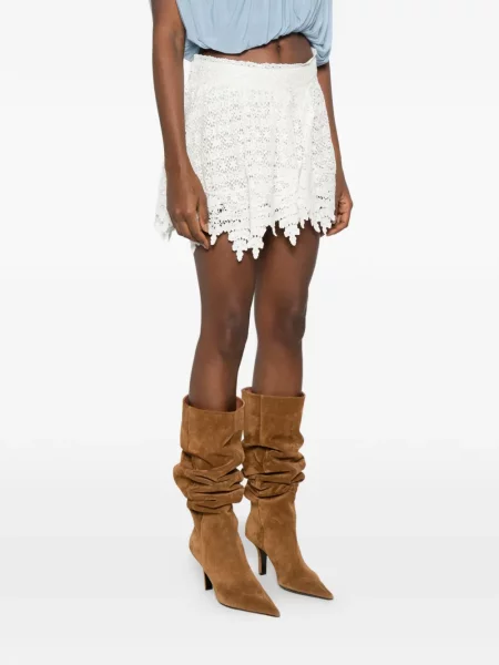 Fusta mini Isabel Marant alb