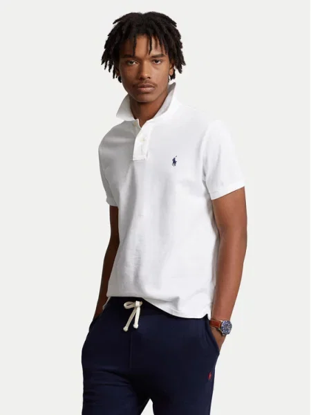 Koszulka polo Ralph Lauren elegancka biała