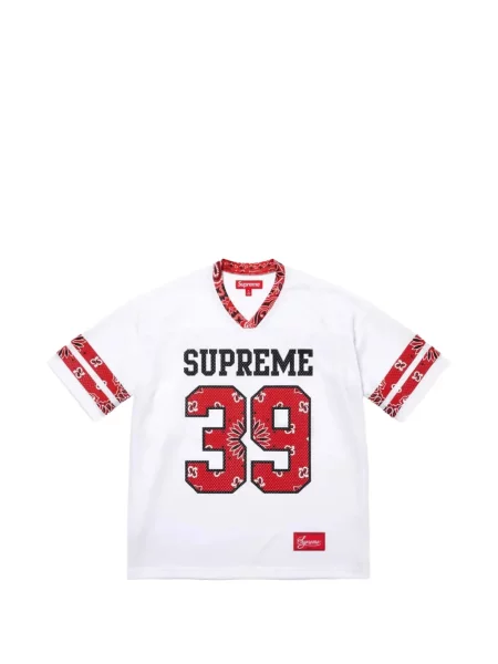 Fotbal cămașă Supreme alb