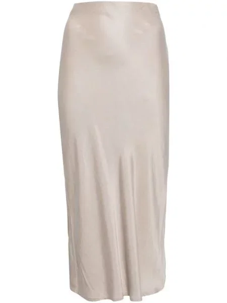 Spódnica Alohas z niską talią srebrna