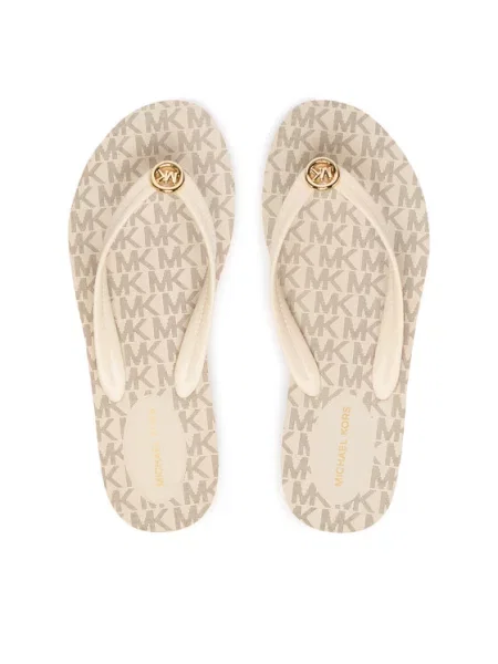 MICHAEL Michael Kors Japonke Posie Flip Flop Écru