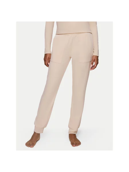 Triumph Піжамні штани Smart Thermal Regular Fit бежевий