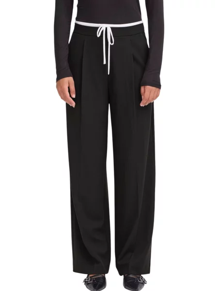 Панталон Ichi с връзки черно