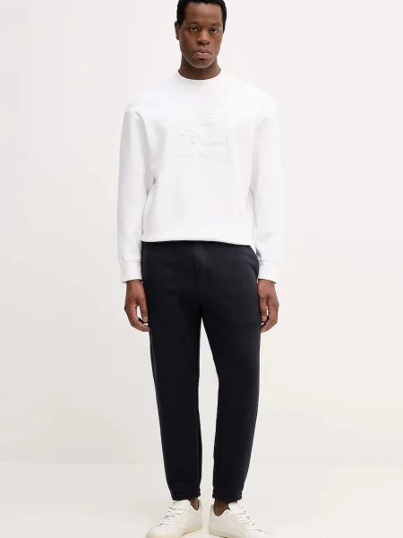 Спортивні штани Armani Exchange однотонні синій