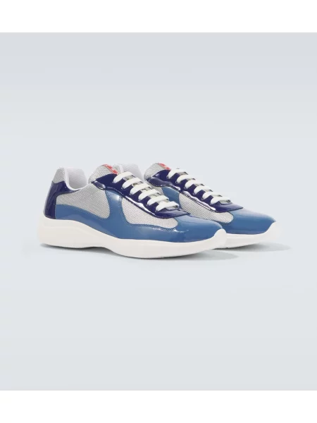 Sneakerși Prada albastru