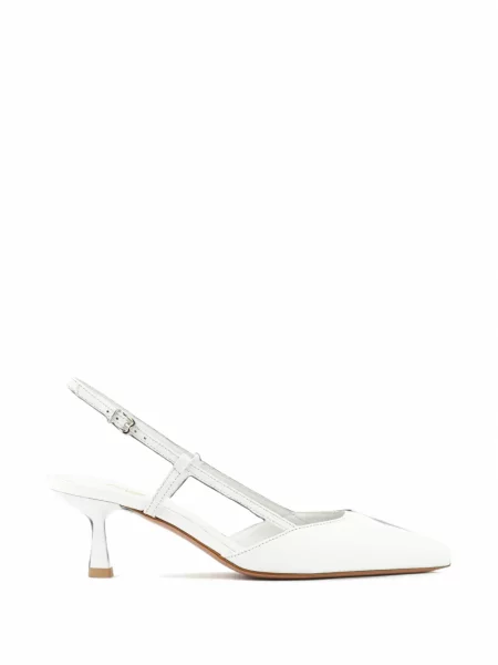 Pantofi cu toc Paul Warmer slingback alb