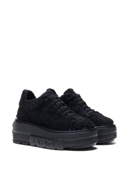 Sneakerși Casadei cu pană negru
