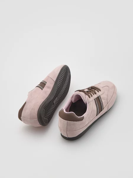 Reserved Замшеві кеди різнобарвний 