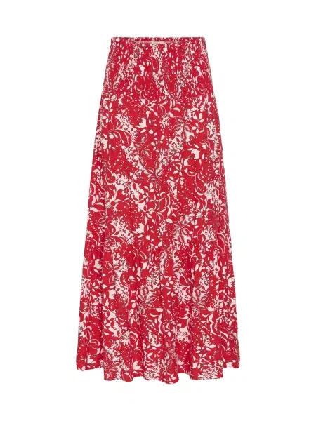 Cream Fustă CRTiah roșu alb