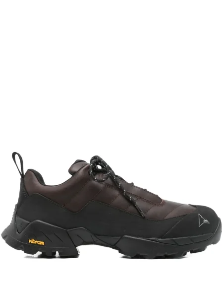 Sneakerși Roa cu șireturi din dantelă maro