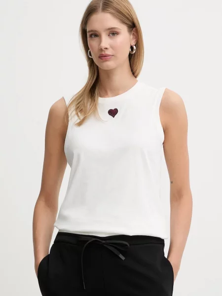 Top Pinko alb
