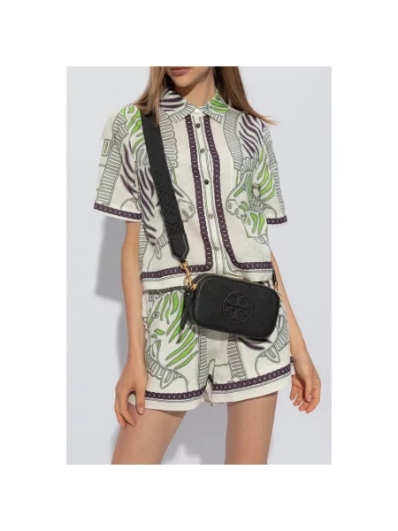 Torebka crossbody Tory Burch skórzana czarna