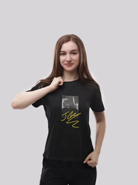 Футболка LUMO віскоза/поліестер чорний