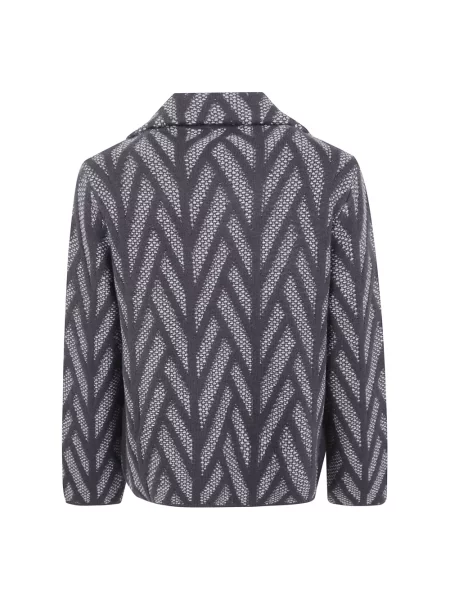 Sweter Emporio Armani wełniany szary