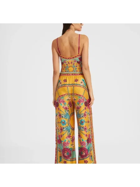 Spodnie La Doublej żółte