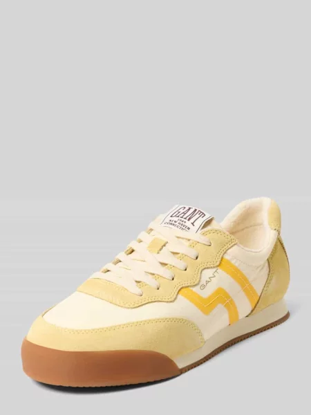 Sneakersy z detale z logo model Beylana' Gant żółte