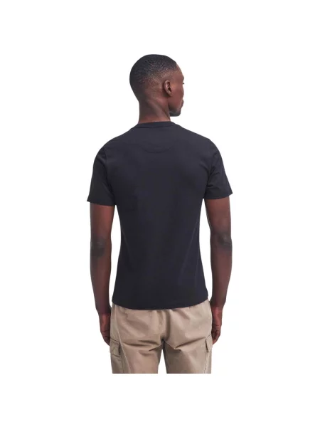 Tricou Barbour cu autograf negru