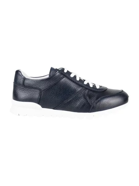 Sneakersy Kiton skórzane niebieskie