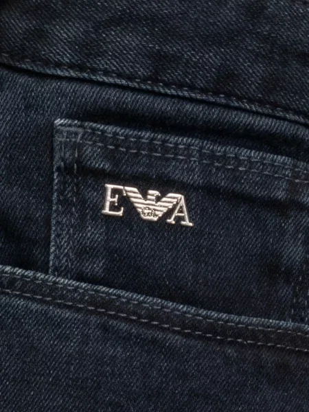 Blugi Emporio Armani cu 5 buzunare albastru