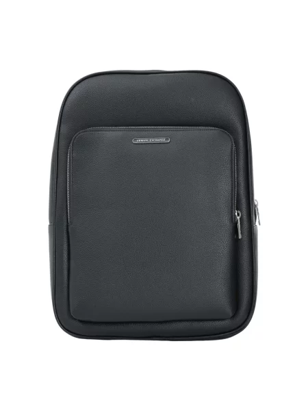 Torba Armani Exchange z nadrukiem czarna