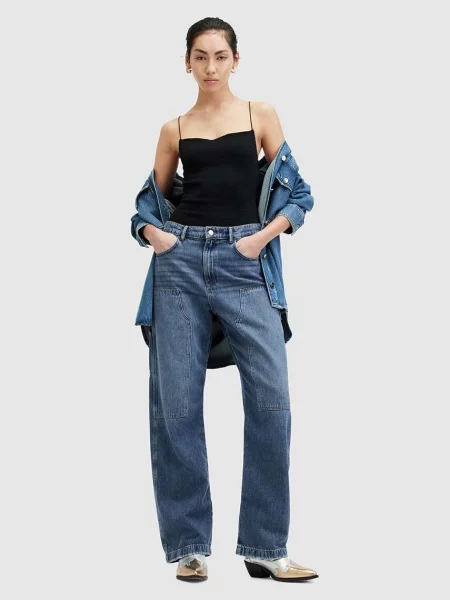 Джинси AllSaints MIA CARPENTER висока посадка
