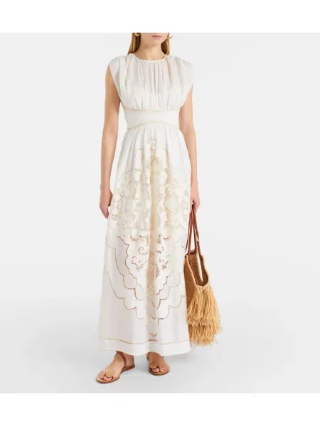 Rochie maxi Zimmermann de in de costum alb