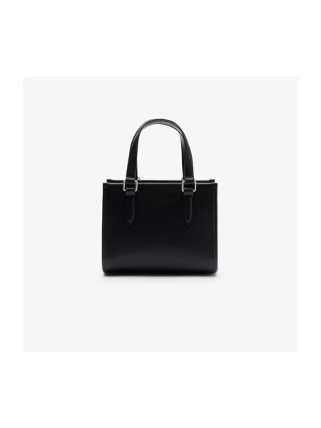 Top Lacoste biznesowy czarny