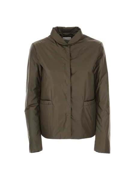 Kurtka skórzana Aspesi zielona