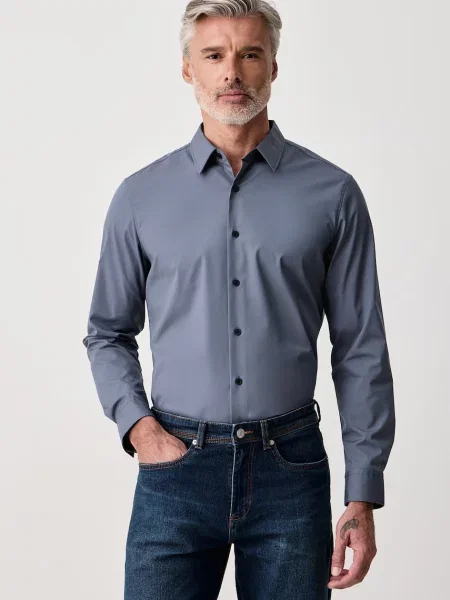 Calvin Klein cămașă pentru bărbați cu albastru