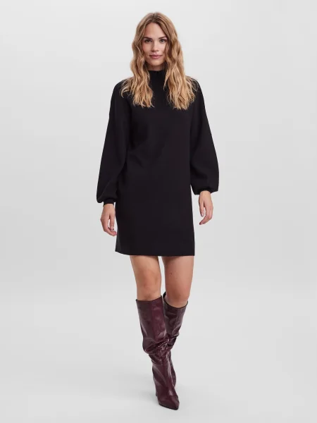 VERO MODA Rochie tricotat Nancy' negru