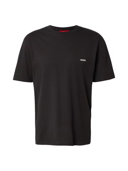 HUGO Tricou Derlyns roșu / negru alb
