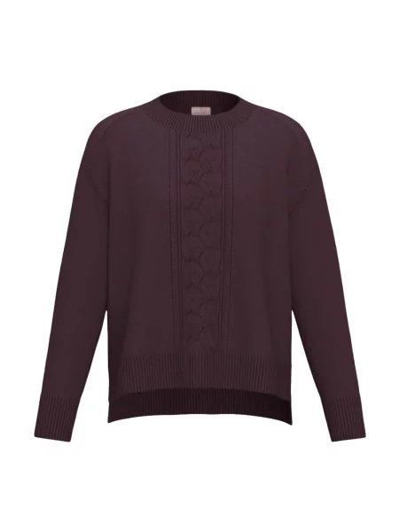 Sweter Emme Di Marella wełniany fioletowy