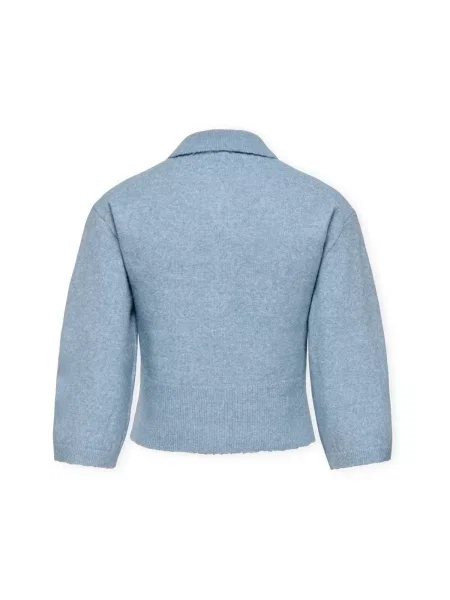 Cardigan Only melange albastru