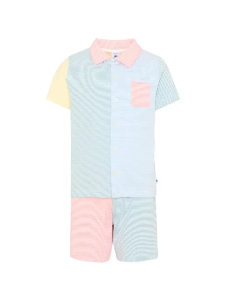 Piżama dziecięca Petit Bateau niebieska