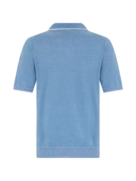 Tricou Fedeli tricotate albastru