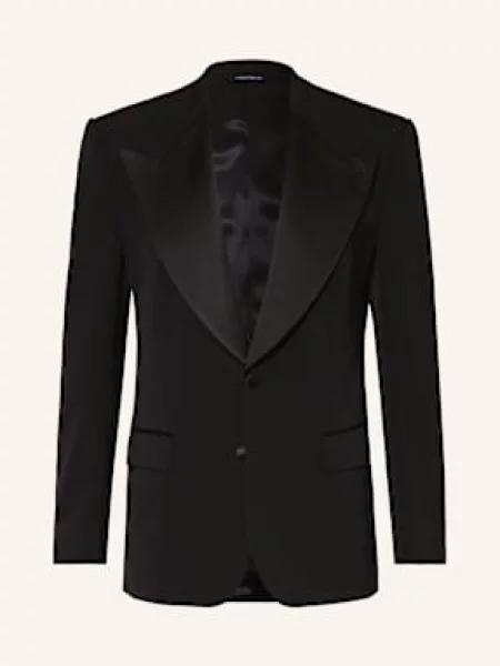 Dolce & Gabbana Smokingové Sako Regular Fit černá