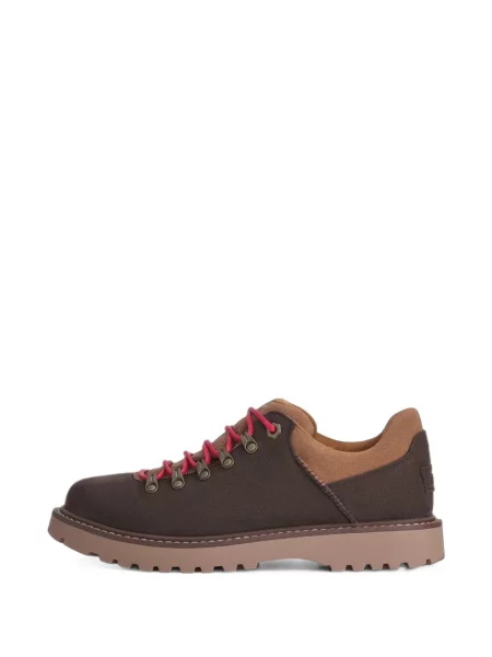 Sneakerși Ugg cu șireturi din dantelă maro