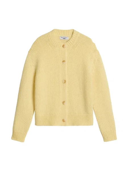 Marc O'Polo DENIM Geacă tricotată pastel galben