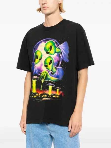 Tricou Melt cu decolteu rotund negru